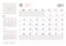 Calendar 2021 planner corporate template design October month