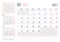 Calendar 2021 planner corporate template design September month