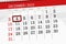 Calendar 2023, deadline, day, month, page, organizer, date, December, monday, number 4