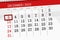 Calendar 2023, deadline, day, month, page, organizer, date, December, sunday, number 3