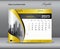 Calendar 2023 template, March 2023 template, Desk calendar 2023 year on gold backgrounds luxurious concept, Wall calendar