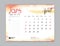 Calendar 2025 template, Desk Calendar 2025 template, April 2025, week start on sunday, Wall calendar, planner, stationery,