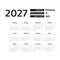 Calendar 2027 Finnish language with Finland public holidays.