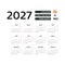 Calendar 2027 Spanish language with Spain public holidays.