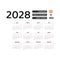 Calendar 2028 Spanish language with Spain public holidays.