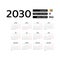 Calendar 2030 French language with Guinea public holidays.