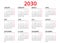 Calendar 2030 template, Planner 2030 year, Wall calendar 2030 template, Week Starts Monday, Set of 12 calendar, advertisement