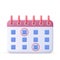 Calendar assignment icon. Planning concept.