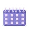 Calendar assignment icon. Planning concept.