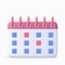 Calendar assignment icon. Planning concept.