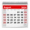 Calendar - August 2024