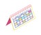 Calendar Cardboard Paper, Business Plan Organizer