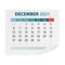 Calendar December 2021