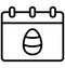 Calendar, easter Isolated Vector icon which can easily modify or edit Calendar, easter Isolated Vector icon which can easily modi