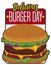 Calendar with Hamburger to Celebrate a Delicious Burger Day, Vector Illustration