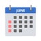 Calendar icon June