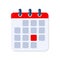 Calendar image with specific date