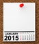 Calendar January 2015