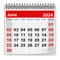 Calendar - June 2024