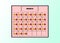 calendar month March, international women\\\'s day, every day is women\\\'s day, fields in the calendar with female