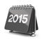 Calendar new year 2015. 3D Icon