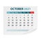 Calendar October 2021