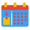 Calendar Online Icon Vector Illustration