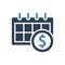 Calendar payday icon - payment date icon - salary date icon