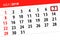 Calendar planner for the month, deadline day of the week, saturday, 2018 july 7