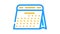 calendar for planning month color icon animation