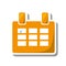 Calendar reminder mark day isolated icon