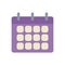 Calendar reminder office flat icon design