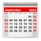 Calendar - September 2023