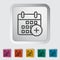 Calendar stroke icon