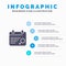 Calendar, Symbol, Plan Infographics Presentation Template. 5 Steps Presentation