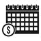 Calendar utilities icon, simple style
