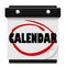 Calendar Word Schedule Planner Tear Pages Day Date