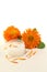 Calendula ointment with petals