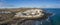 Caleta de Famara village in the El Jable desert, Spain