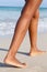 Calf muscle of woman