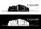 Calgary skyline - Canada - vector illustration