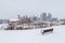 Calgary Skyline in the winter