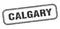 Calgary stamp. Calgary grunge isolated sign.