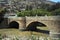 The Calicanto Bridge is located in the city of Huanuco, Peru, and crosses the Huallaga River.