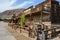 Calico, California, USA - July 1, 2015: The old wooden saloon in the ghost town of Calico