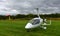 Calidus Gyroplane on airstrip