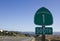 California 1 Highway Road Sign, Street and Landsca