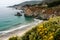 California beach along Pacific coast highway