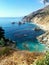 California cliff lagoon