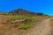 California Hiking Trail With Mountain Landscape